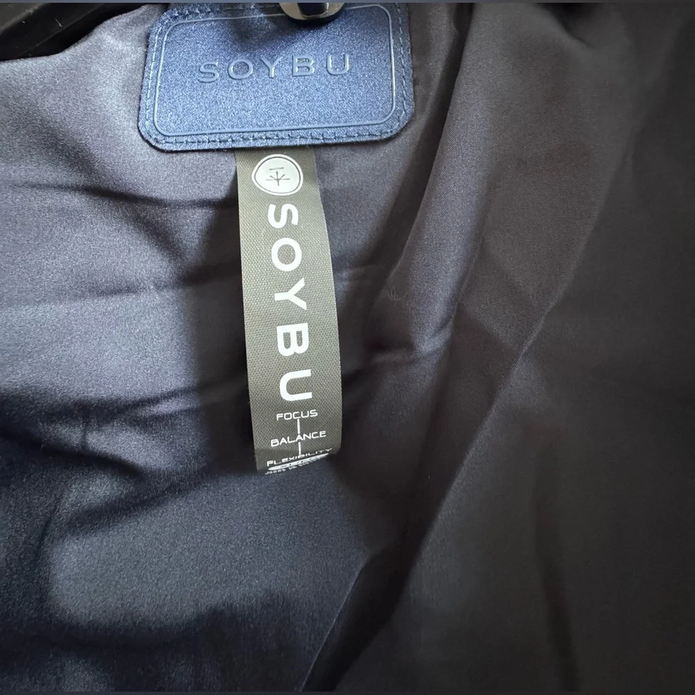 Soybu Men's Deep Blue Puffer Jacket Soybu Full Zip